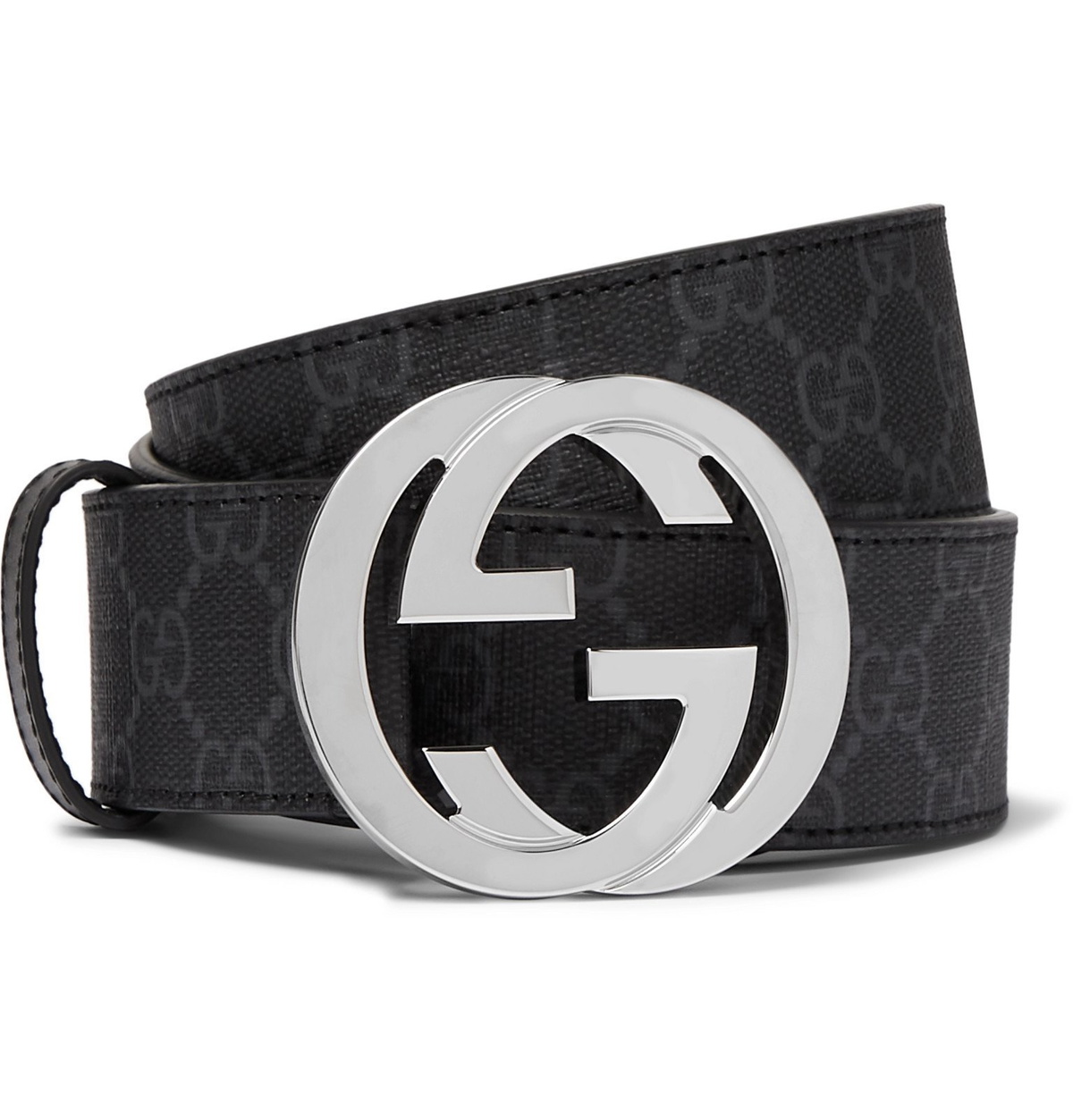 4cm gg supreme logo coated canvas belt - Gucci - Men