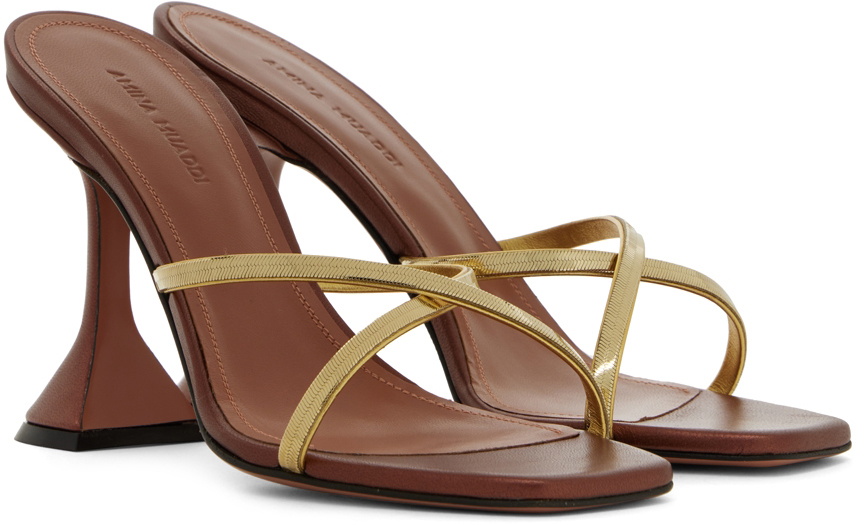 販売激安 アミナモアディ レディース サンダル シューズ Sandals Brown