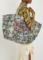 Ganni Jadeite Xxl Reversible Tapestry Shopper Tote bag - Multicoloured - One Size