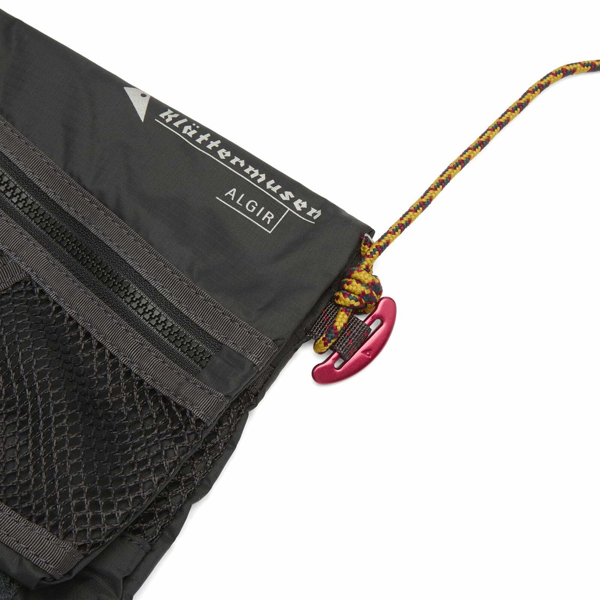 Klättermusen Men's Algir Foldover Bag in Raven 