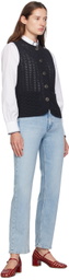 rag & bone Navy Elisa Vest