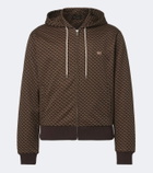 Wales Bonner Hooded jacquard track jacket