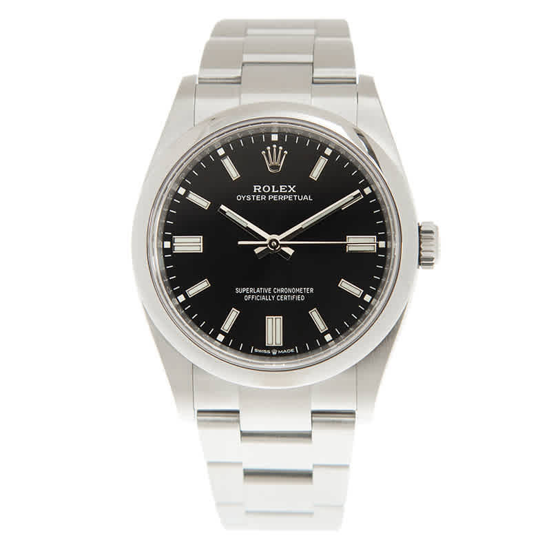 Rolex Oyster Perpetual 36 Automatic Chronometer Black Dial Watch 126000BKSO