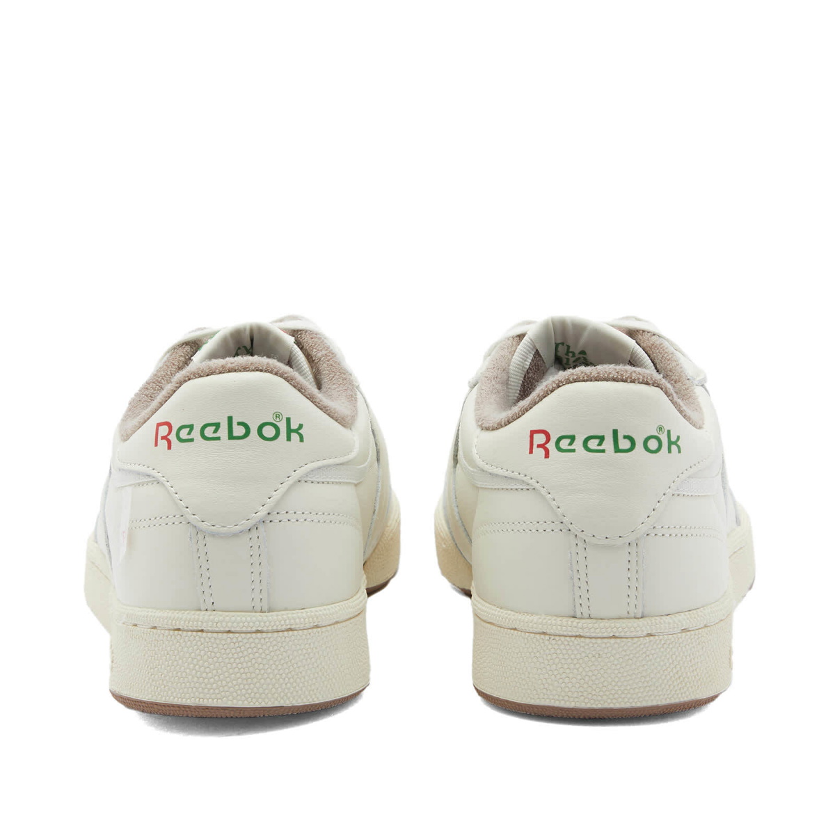 Reebok Classic CLUB C 85 VINTAGE - Zapatillas - chalk/alabaster/glen  green/crema 
