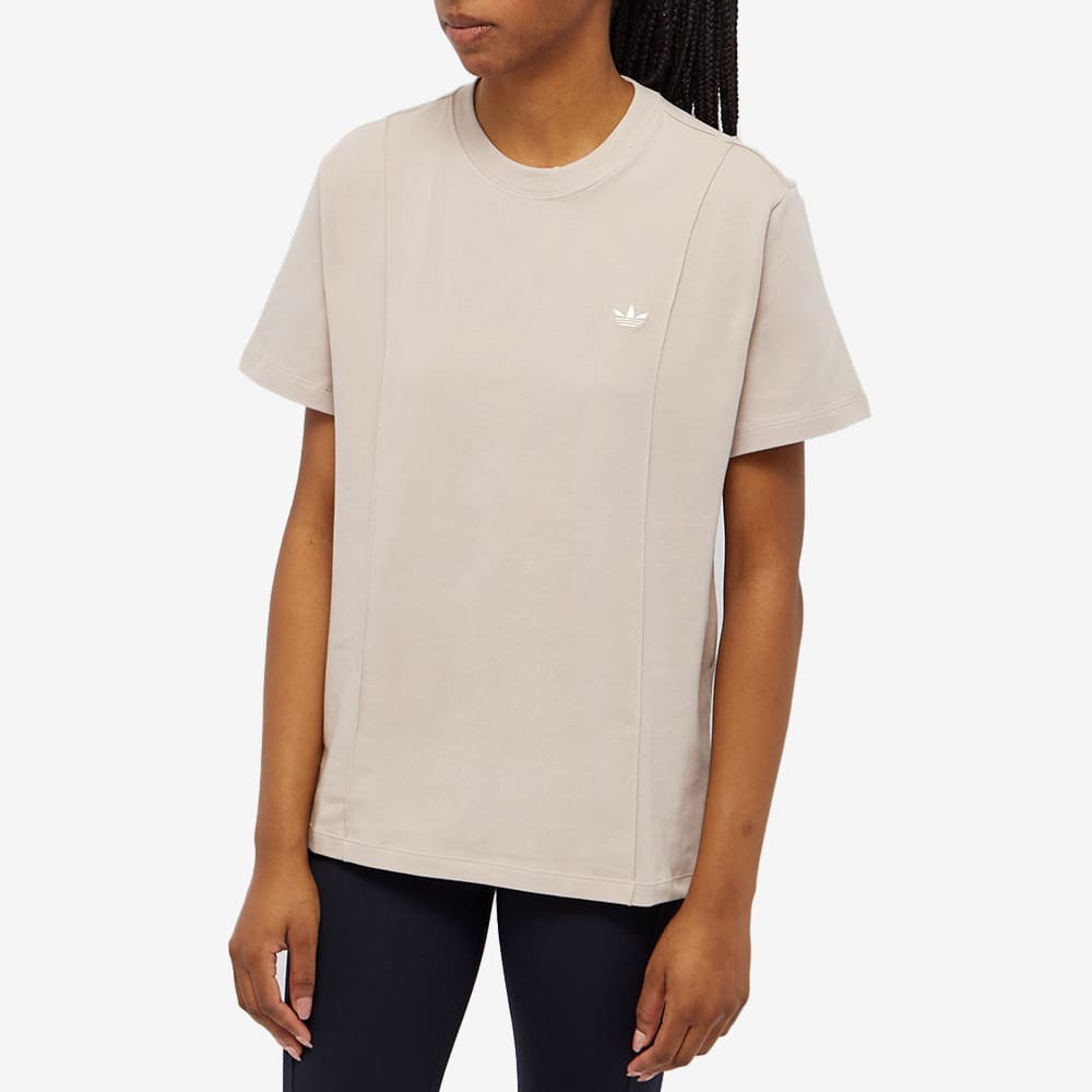 Adidas Women's Premium Essential T-Shirt in Wonder Taupe adidas