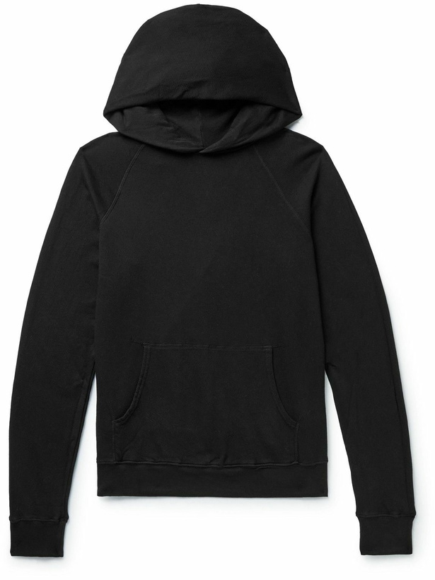 Photo: Les Tien - Cotton-Jersey Hoodie - Black