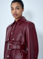 Sportmax Long Leather Coat