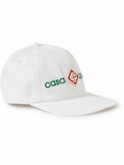 Casablanca - Casa Sport Logo-Embroidered Cotton-Twill Baseball Cap