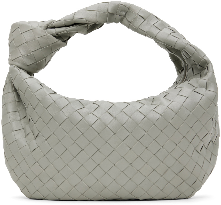 Bottega Veneta Gray Teen Jodie Shoulder Bag