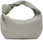 Bottega Veneta Gray Teen Jodie Shoulder Bag