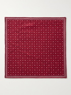 BRUNELLO CUCINELLI - Reversible Printed Silk Pocket Square