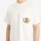 BODE Men's Sportsman Patch Pocket T-Shirt in Cream