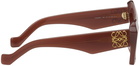 LOEWE Burgundy Cat-Eye Sunglasses
