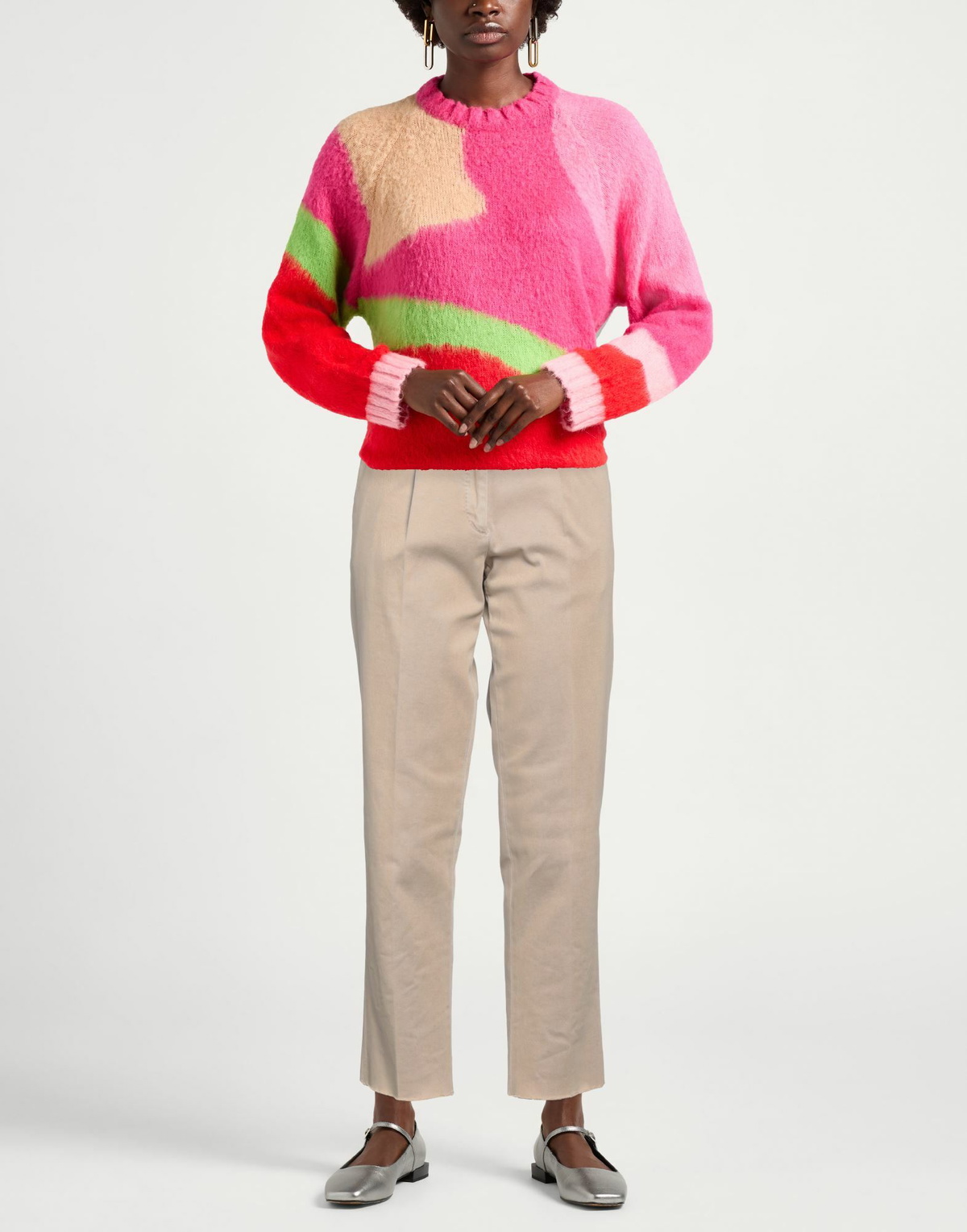 Boglioli Womens Pants in Beige