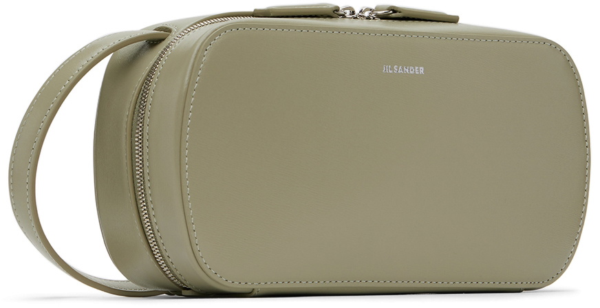 Jil Sander Green Small Tradition Bag Jil Sander