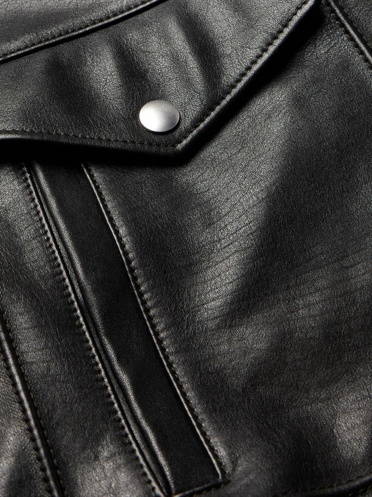 Burberry - Shearling-Trimmed Full-Grain Leather Bomber Jacket - Brown ...
