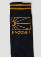 Logo Jacquard Socks in Navy