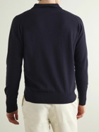 Kingsman - Oxton Cashmere Polo Shirt - Blue