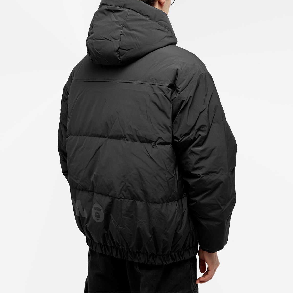 Men's AAPE Now Down Jacket in Black AAPE by A Bathing Ape