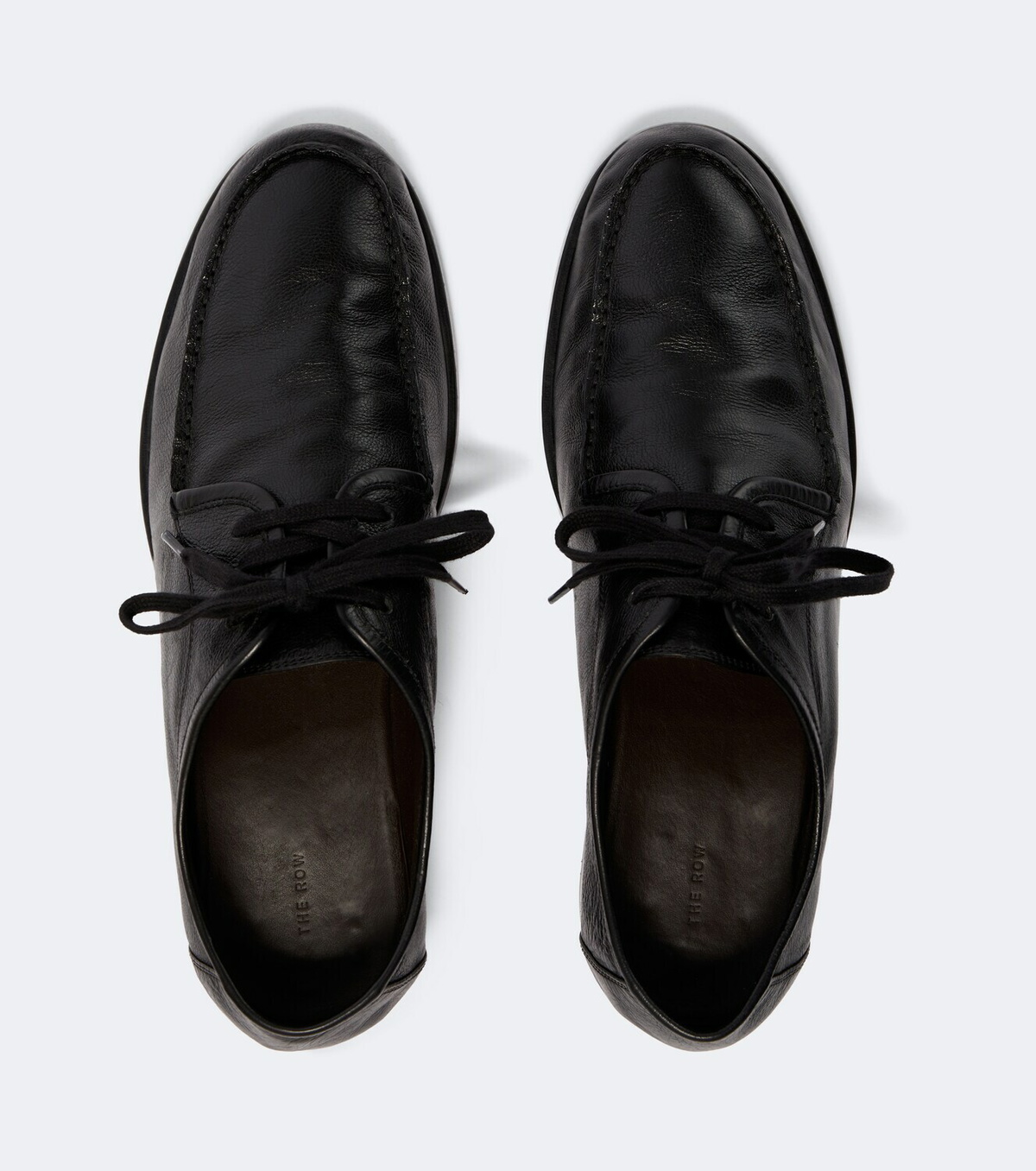 The Row Nino leather Derby shoes