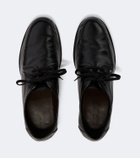The Row Nino leather Derby shoes