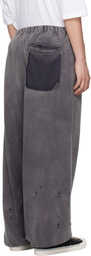Maison MIHARA YASUHIRO Black Sun Faded Sweatpants