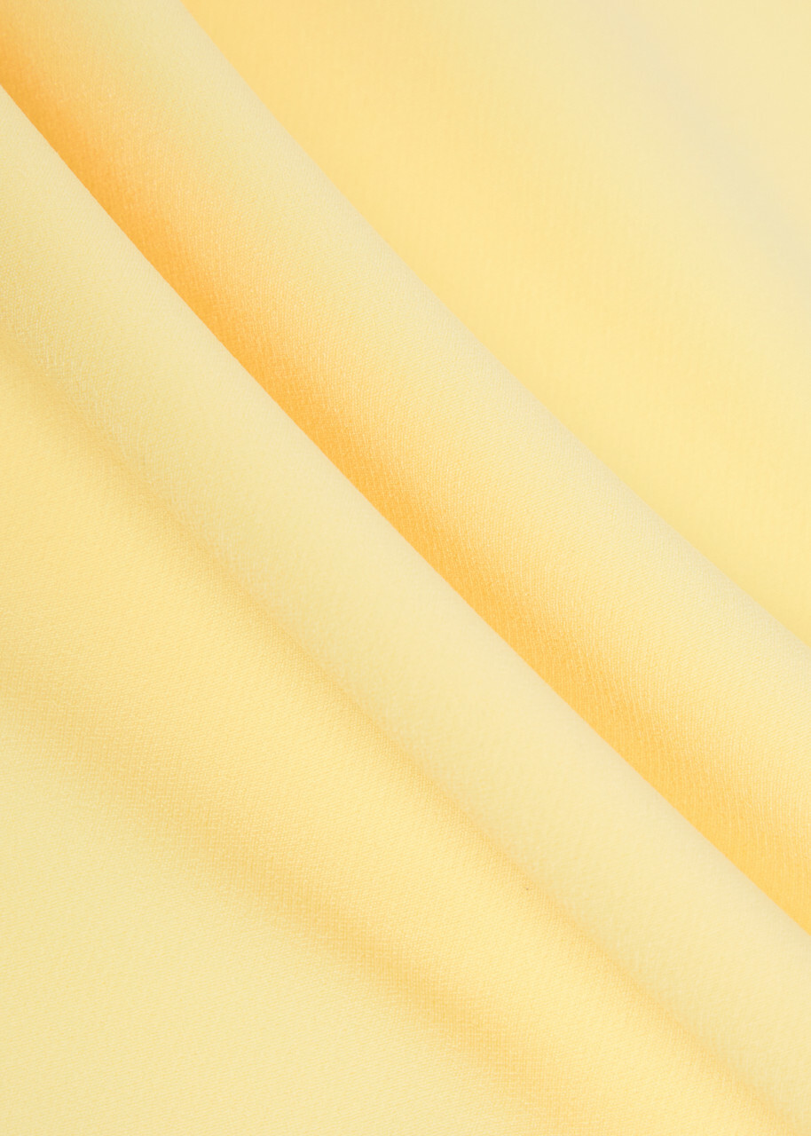 Wardrobe.nyc Stretch-crepe Mini Dress Yellow