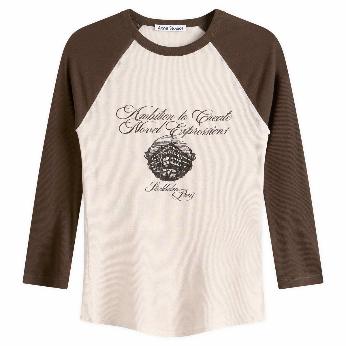 Acne Studios Women's Emersona Top in Beige/Brown