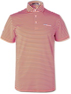 RLX Ralph Lauren - Airflow Striped Stretch-Jersey Golf Polo Shirt - Orange - S