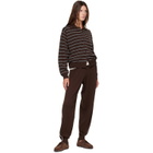 Cordera Brown Organic Cotton Sporty Lounge Pants