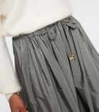 'S Max Mara Claire pleated taffetta maxi skirt