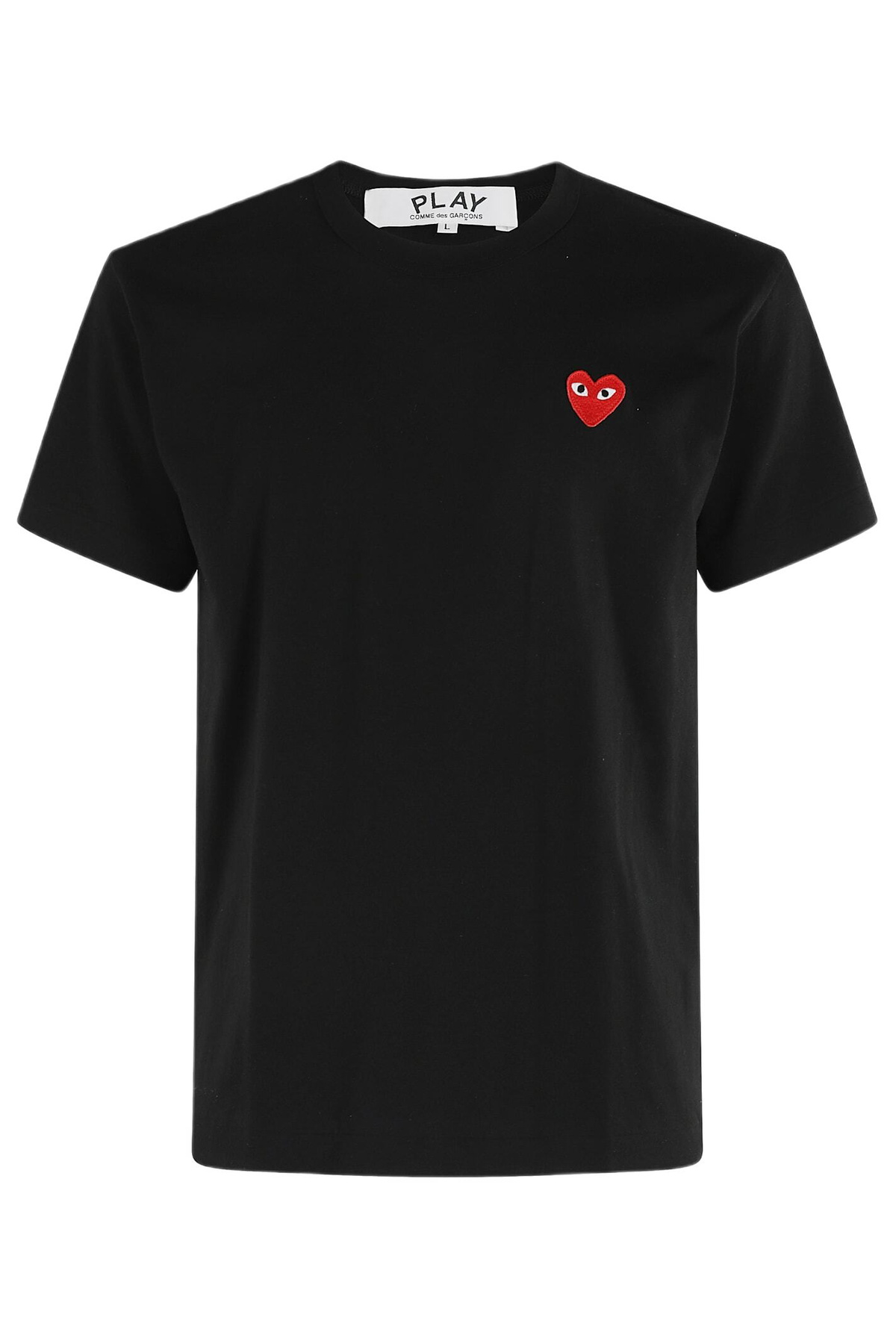 Comme des Garçons Play Men's Studded Large Heart T-Shirt in White