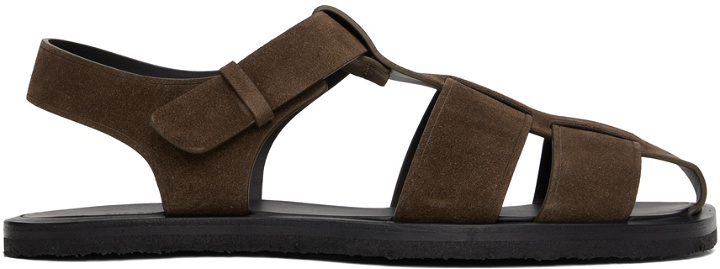 Photo: The Row Brown Fisherman Sandals