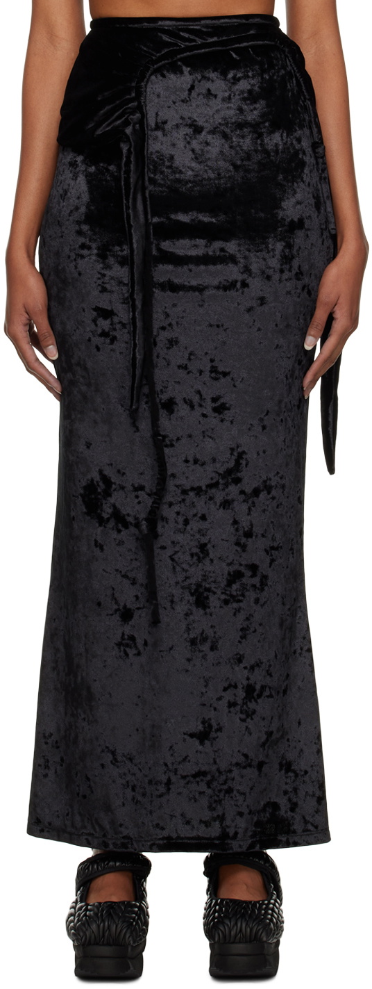 Ottolinger Black Layered Maxi Skirt Ottolinger