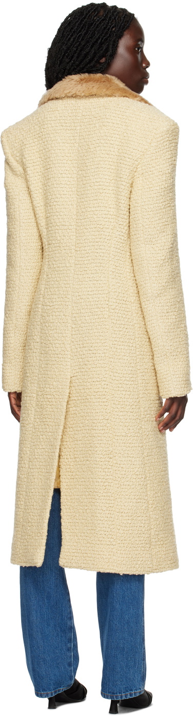 Kwaidan Editions Beige Notched Lapel Coat