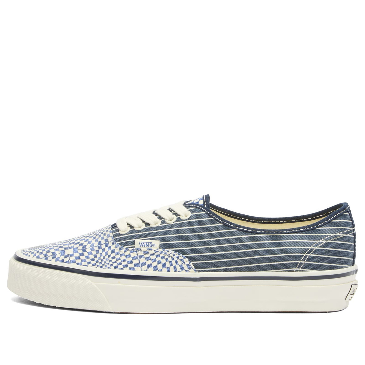 Vans LX Authentic 44 Sneaker in Optical Checkerboard Stripe