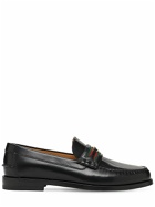 GUCCI - 25mm Gg Web Kaveh Leather Loafers