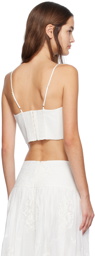 Zimmermann White Alight Camisole