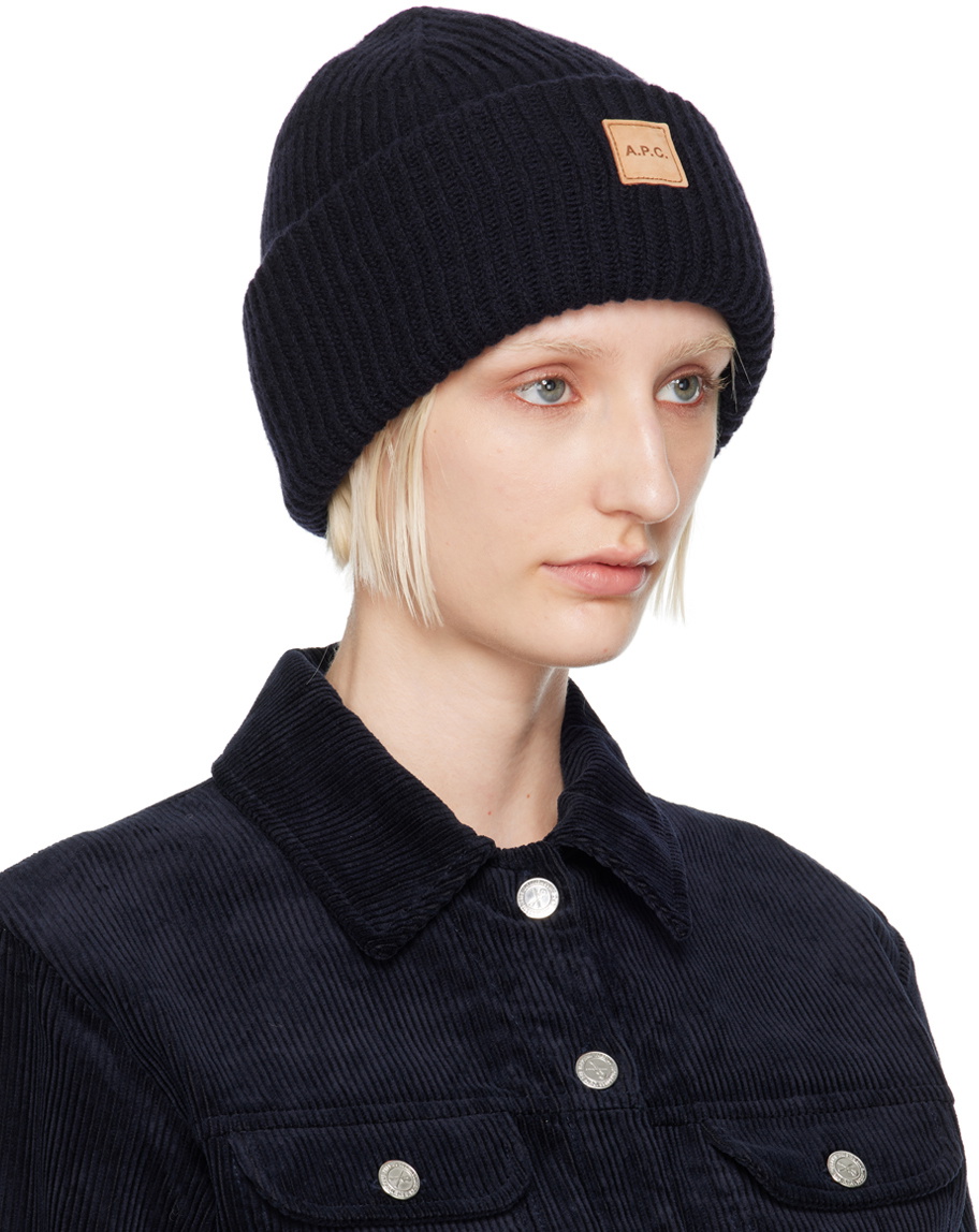 A.P.C. Navy Michele Beanie