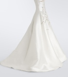 Costarellos Bridal embellished strapless bustier gown