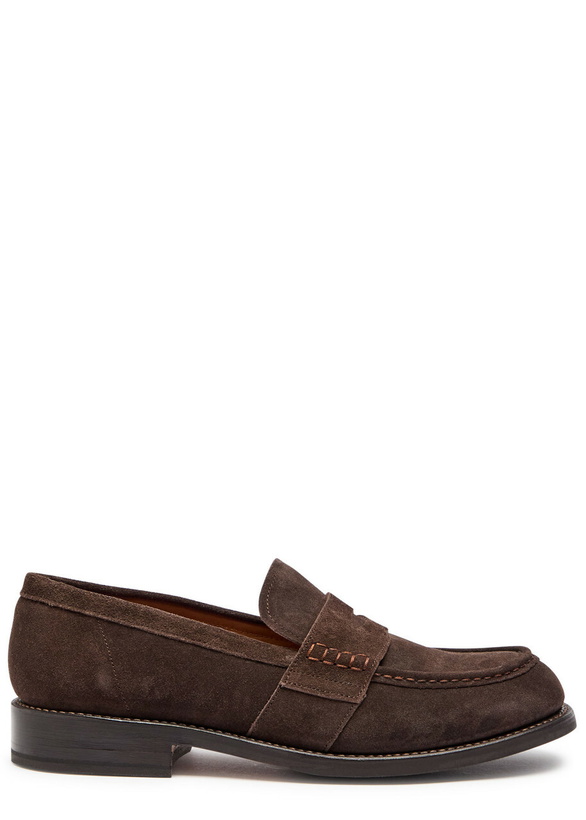 Photo: Grenson Nate Suede Loafers Brown