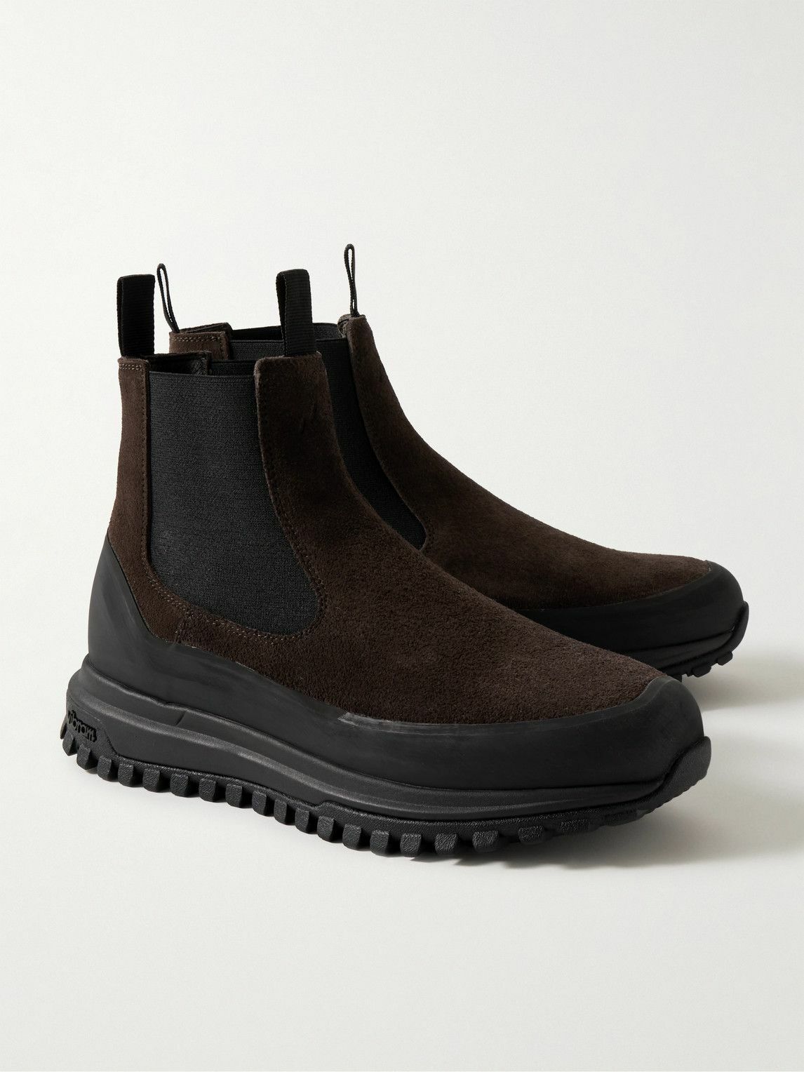 Diemme - Ramon Rubber-Trimmed Suede Chelsea Boots - Brown
