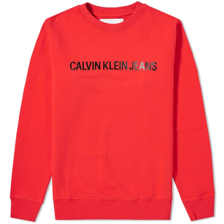 Photo: Calvin Klein Institutional Logo Crew Sweat