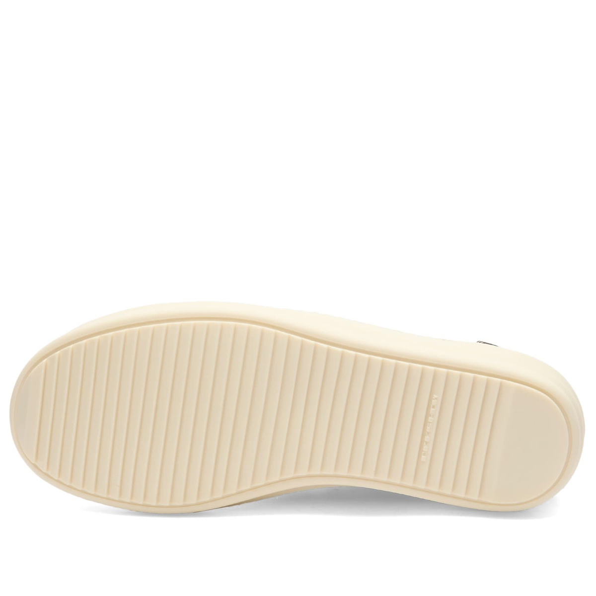 Rick Owens DRKSHDW Men's Slip On Vintage Sneaks in Black/Milk/Milk