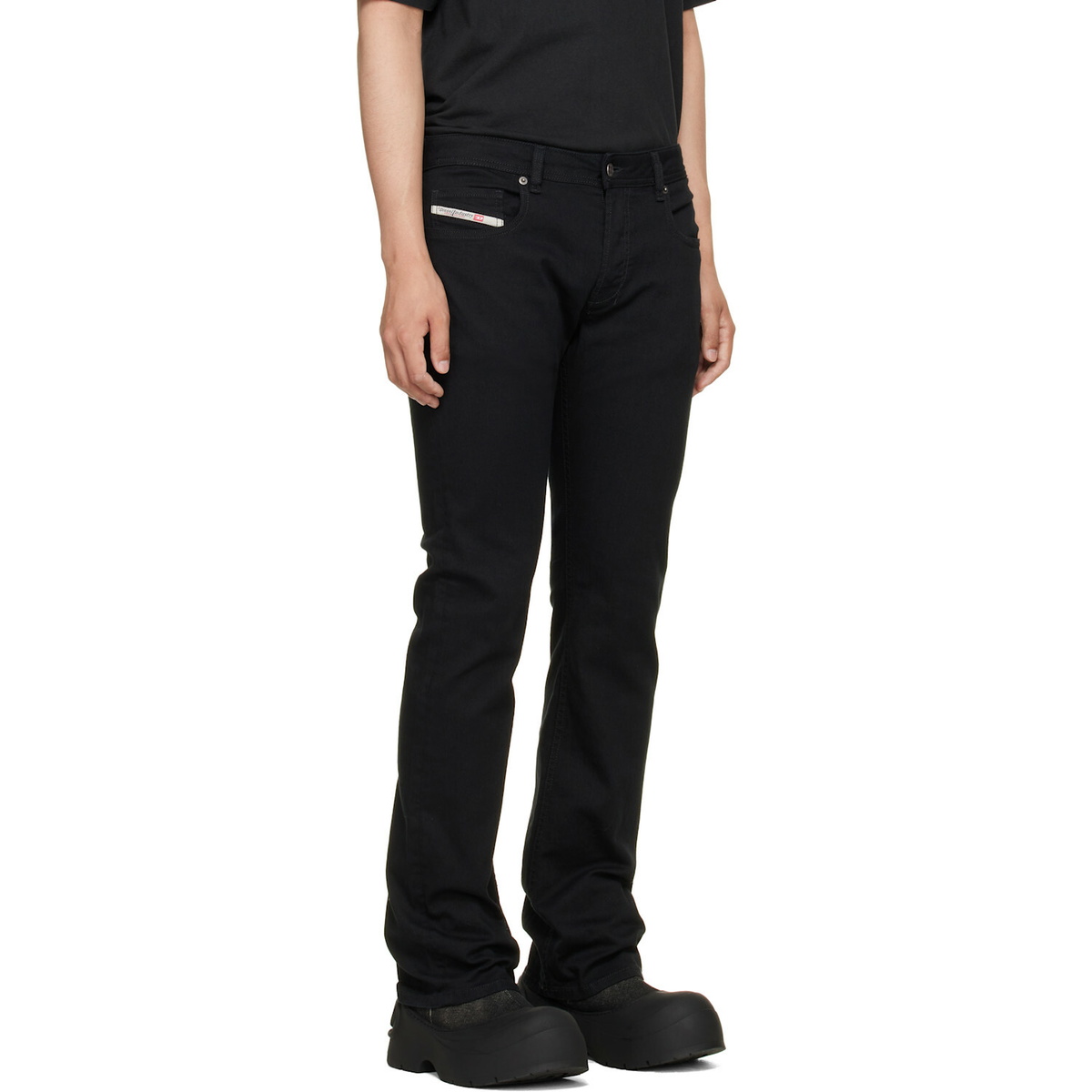 Diesel Black Bootcut Low Waist 2007 Zatiny Jeans