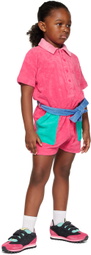 Marc Jacobs Kids Pink Belted Romper
