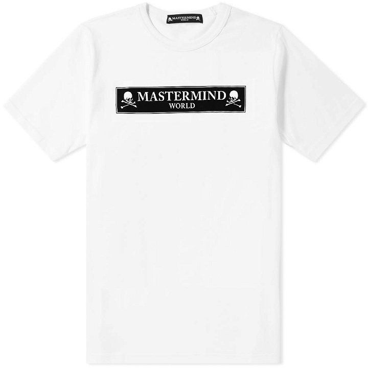 Photo: MASTERMIND WORLD Box Logo Tee White