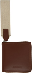 Jacquemus Brown 'Le Carré Rond' Wallet