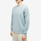 Auralee Men's Washed French Merino Knit in Light Blue