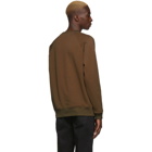 Balmain Khaki Logo Mirror Sweatshirt